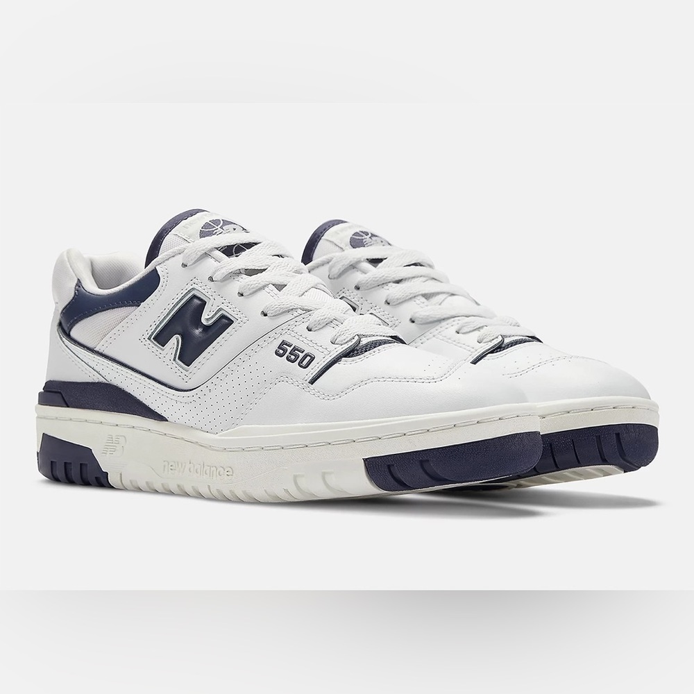 NEW BALANCE 550s “White/Navy”